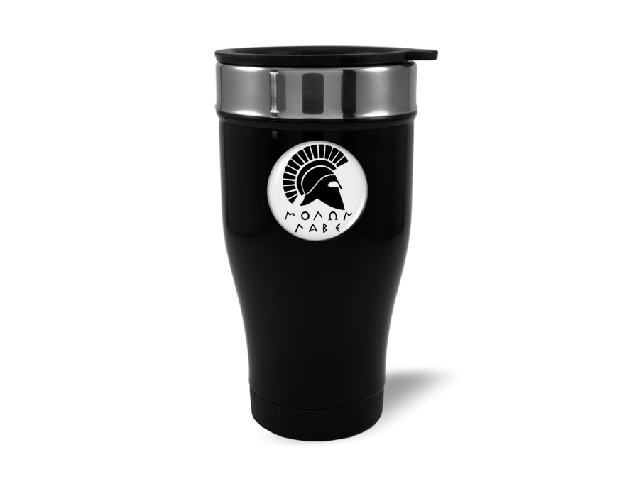 Travel Mug with Molon Labe Logo
